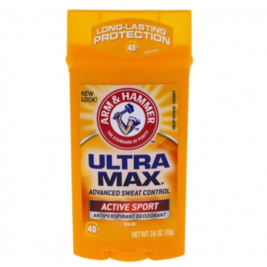 Arm & Hammer ULTRAMAX Solid Antiperspirant Deodorant Active Sport For Women - 73g