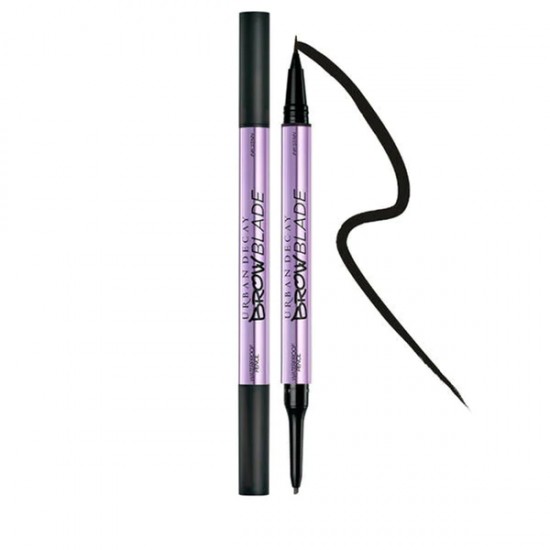 Urban Decay Brow Blade Waterproof Eyebrow Pencil Cafe Kitty - Black Out Soft Black