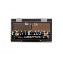 Rimmel London Brow This Way Eyebrow Powder Kit - Dark Brown Rimmel London Brow This Way Eyebrow Powder Kit - Dark Brown