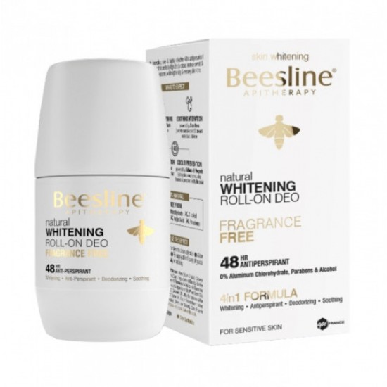 Beesline Whitening Roll-on Deodorant - Fragrance Free