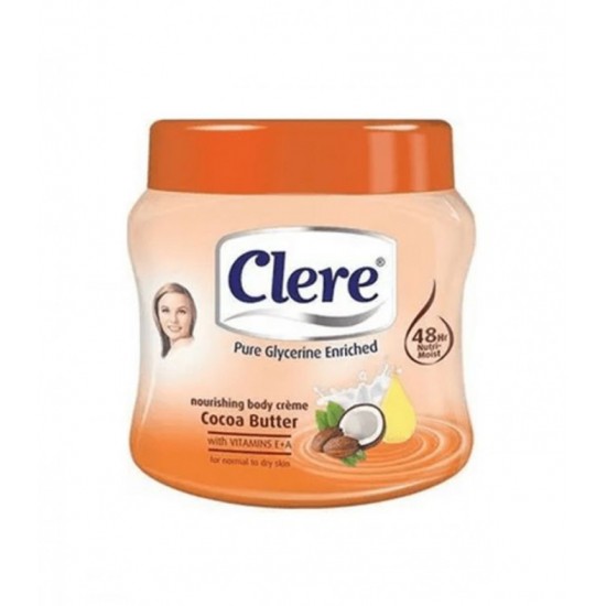 Clere Cocoa Butter Body Cream - 500ml