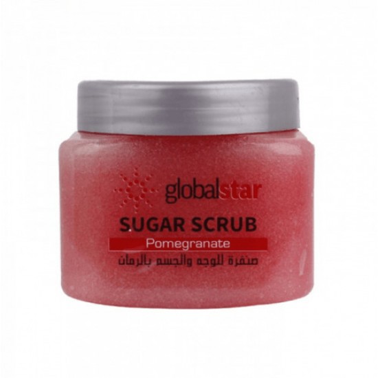 Globalstar Face & Body Sugar Scrub With Pomegranate - 600Gm