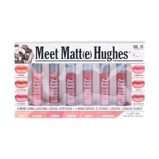 theBalm Meet Matte Hughes Set of 6 Mini Lipsticks 