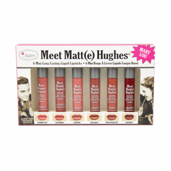 Thebalm Meet Matte(E)Hughes Set Of 6 Mini Lipsticks-Vol13