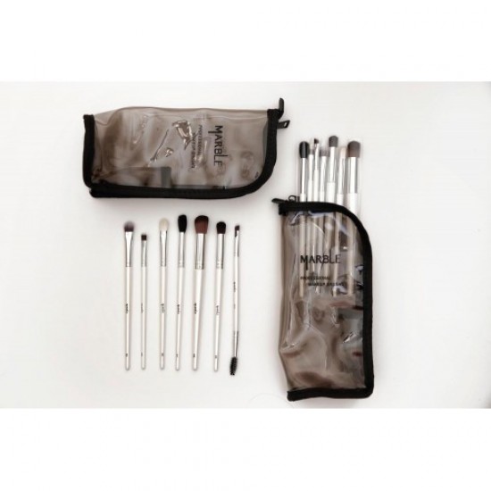 Set Of 7 Makeup Brushes From Marble