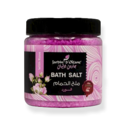 JARDIN OLEANE  BATH SALT WITH ROSE - 600g JARDIN OLEANE  BATH SALT WITH ROSE - 600g