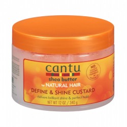 Cantu Shea Butter for Natural Hair Define & Shine Custard - 340g Cantu Shea Butter for Natural Hair Define & Shine Custard - 340g