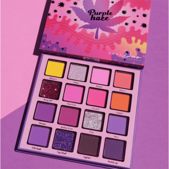 Kara Beauty Purple Haze Eye Shadow Palette -16 Shades