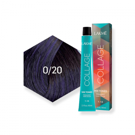 Lakme Collage Mix Permanent Hair Color - Violet - 0/20