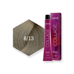 Lakme Collage Permanent Hair Color - Ash Gold Light Blonde - 8/13 Lakme Collage Permanent Hair Color - Ash Gold Light Blonde - 8/13