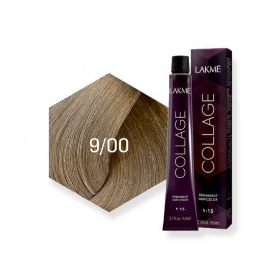 Lakme Collage Permanent Hair Color - Very Light Blonde - 9/00