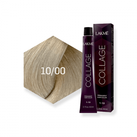 Lakme Collage Permanent Hair Color - Platinum Blonde - 10/00