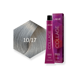 Lakme Collage Permanent Hair Color - Ash Blue Platinum Blonde - 10/17 Lakme Collage Permanent Hair Color - Ash Blue Platinum Blonde - 10/17