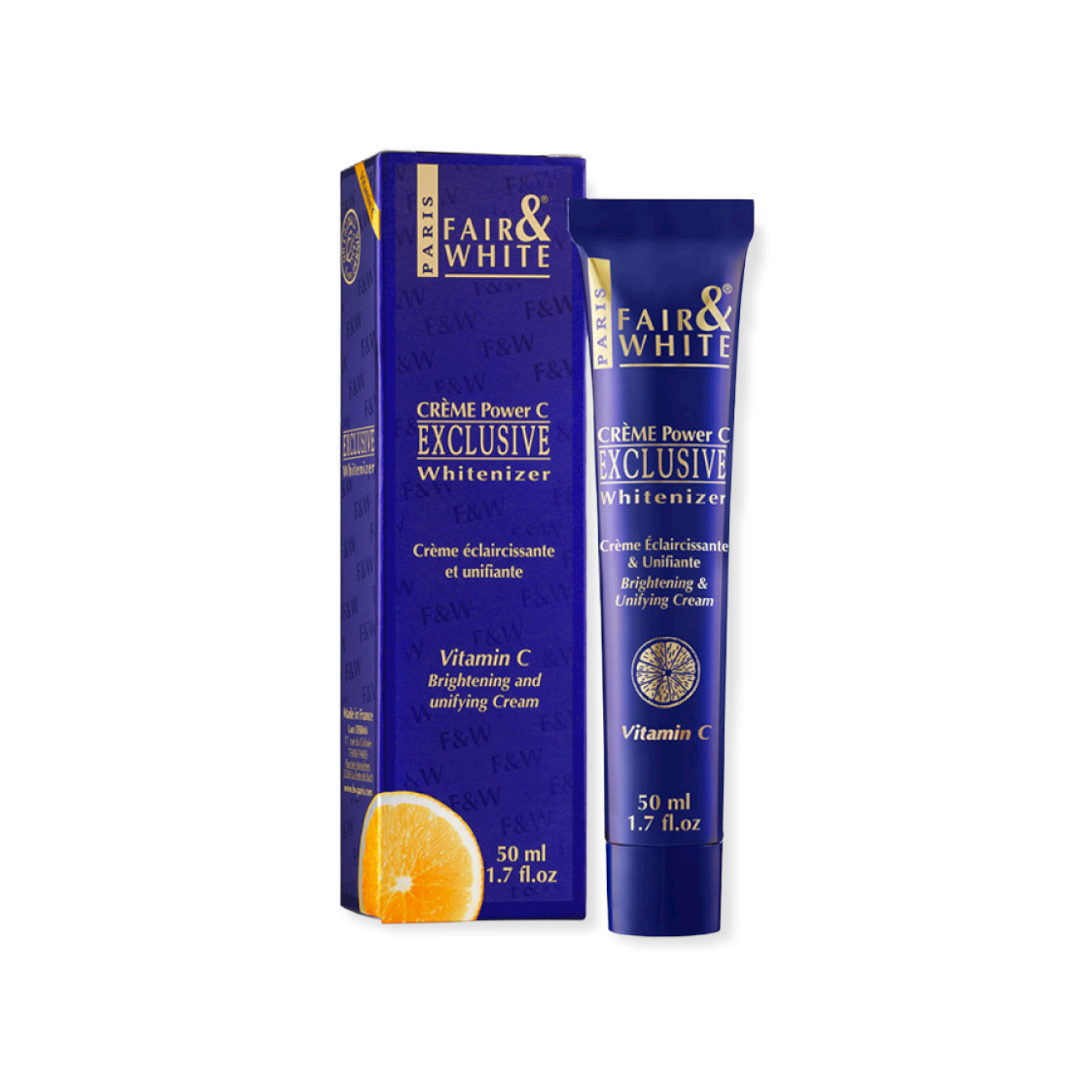 FAIR & WHITE - EXCLUSIVE WHITENIZER CREAM VITAMIN C 50ML FAIR & WHITE - EXCLUSIVE WHITENIZER CREAM VITAMIN C 50ML