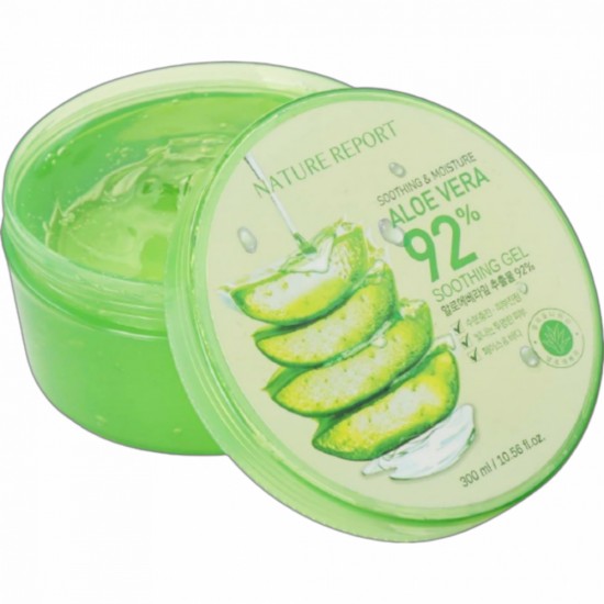 Nature Report Aloe Vera Soothing And Moisture Gel - 300ml