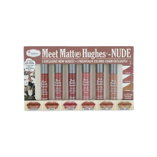 Thebalm Meet Matte Hughes Nude Liquid Lipstick Set