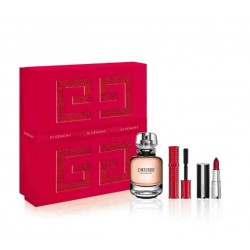 طقم جيفنشي لنتر ديت او دو بيرفيوم للنساء 50مل + ميني ماسكرا + ميني روج طقم جيفنشي لنتر ديت او دو بيرفيوم للنساء 50مل + ميني ماسكرا + ميني روج