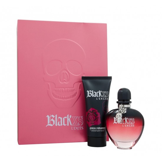 Paco Rabanne Black Xs L'Exces Edp 80 Ml + Bl 100 Ml Gift Set