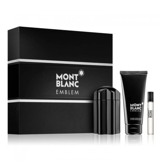 Mont Blanc Emblem Edt 100 Ml + 7.5 Ml + After Shave 100 Ml Gift Set