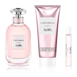 طقم كوتش دريمز او دو بارفيوم للنساء 90 مل + 7.5 مل + بودي لوشن 100 مل  طقم كوتش دريمز او دو بارفيوم للنساء 90 مل + 7.5 مل + بودي لوشن 100 مل