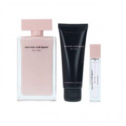 طقم نارسيسو رودريغز فور هير او دو بارفيوم للنساء 100 مل + او دو بارفيوم 10 مل + بودي لوشن 75 مل طقم نارسيسو رودريغز فور هير او دو بارفيوم للنساء 100 مل + او دو بارفيوم 10 مل + بودي لوشن 75 مل