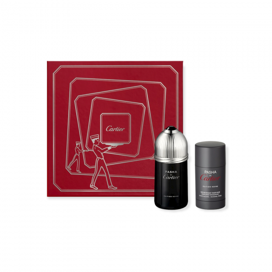 Cartier Pasha De Cartier Edition Noir EDT 100 Ml + Stick Deodorant 75 Ml Gift Set