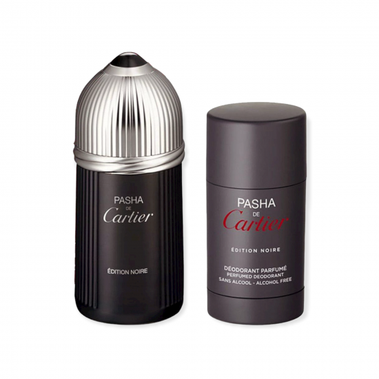 Cartier Pasha De Cartier Edition Noir EDT 100 Ml + Stick Deodorant 75 Ml Gift Set