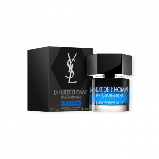 YSL La Nuit De L'Homme Bleu Electrique EDT Intense 100ml (Yves Saint Laurent  Men Perfume)