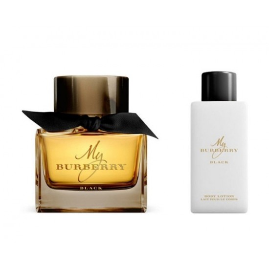 Burberry My Burberry Black Edp 90 Ml + Body Lotion 75 Ml Gift Set