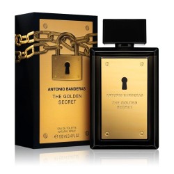 عطرانطونيو بانديراس ذا جولدن سيكريت او دو تواليت للرجال 100 مل عطرانطونيو بانديراس ذا جولدن سيكريت او دو تواليت للرجال 100 مل