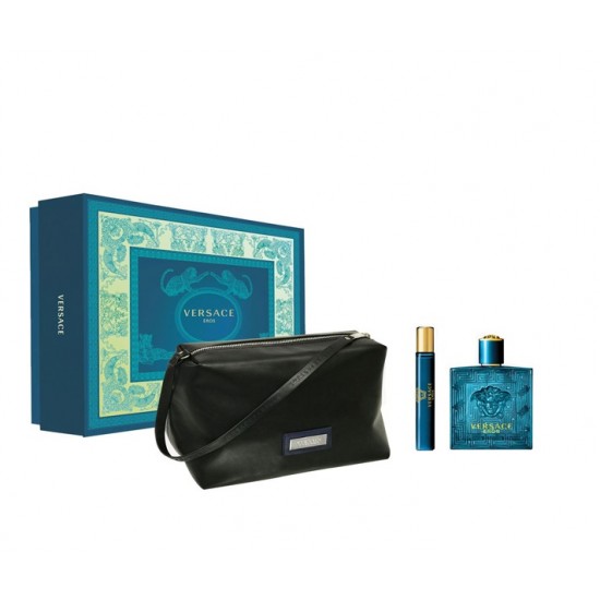 Versace Eros EDT 100 Ml + 10 Ml + bag Gift Set