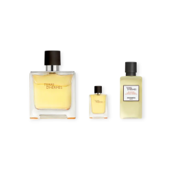 Hermes Terre D'Hermès Parfum Gift Set 75+5Ml +30Ml Gift Set Hermes Terre D'Hermès Parfum Gift Set 75+5Ml +30Ml Gift Set