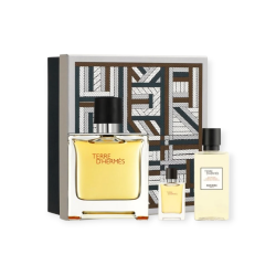 Hermes Terre D'Hermès Parfum Gift Set 75+5Ml +30Ml Gift Set Hermes Terre D'Hermès Parfum Gift Set 75+5Ml +30Ml Gift Set